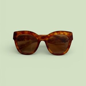 Miu Miu Cat Eye Sunglasses Havana Orange